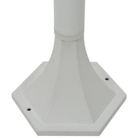 Lampioni da Giardino 6 pz E27 110 cm in Alluminio Bianco 44215