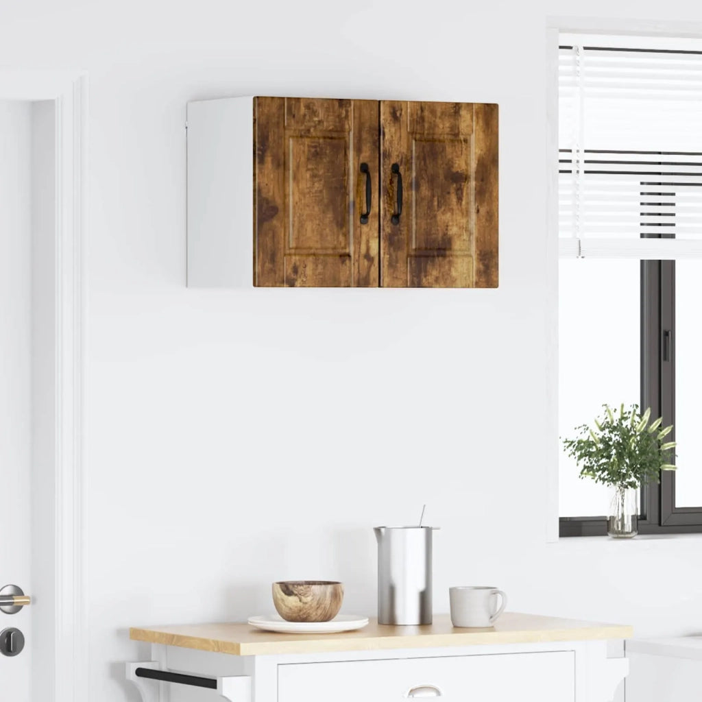 Pensile da cucina | Armadietto a muro PORTO 2 pz Rovere fum¨¦ 30 x 31 x 40 cm
