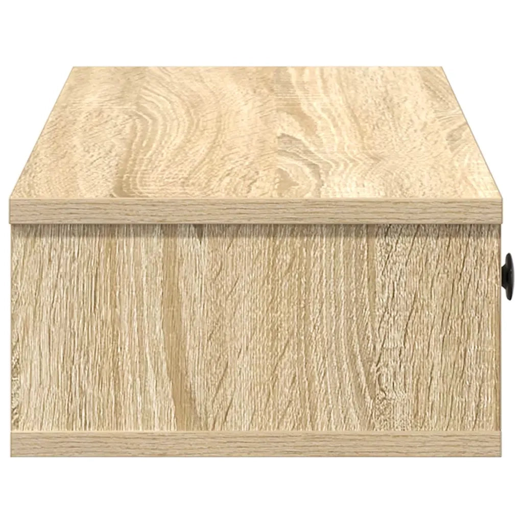 Scaffale a Parete con Cassetti Sonoma 60x28x15 cm in Truciolato 859943