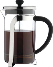 Caffettiera in Acciaio Inossidabile con Vaschetta in Vetro - 1000 ml per 8 Espresso