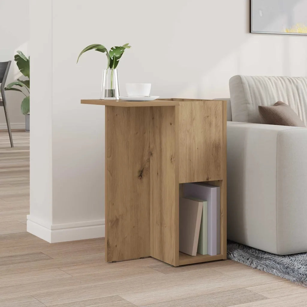 Tavolino Rovere artigianale 35 x 40 x 55 cm Legno multistrato