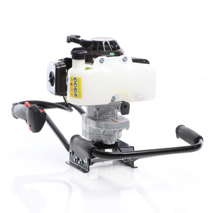 Mototrivella a benzina, manovrabile da 2 persone con motore di 3 CV 2.2kW 63,3ccm, Trivella a scoppio