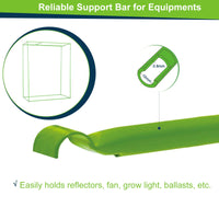 Serra Idroponica da Interno in Mylar con Prese d'Aria Regolabili 120x60x150 cm