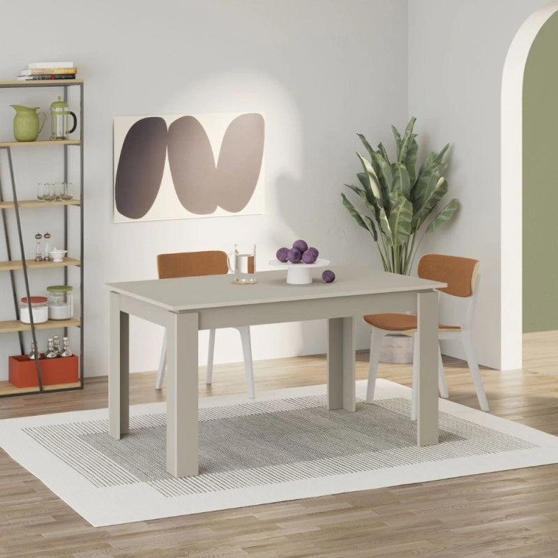 Tavolo allungabile Megaron colore cashmere 120x80 cm.