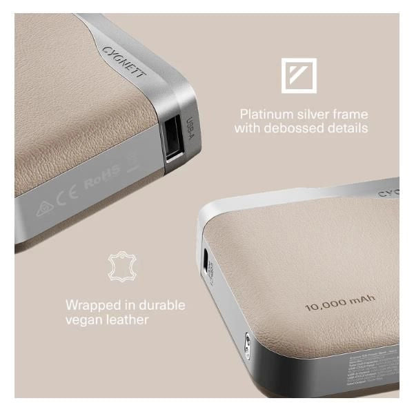 Encore 10k power bank -  ivory - CY5629PBCHE