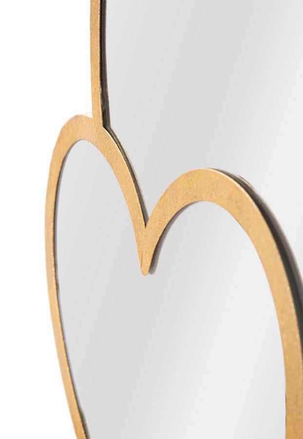 Specchio elegante a forma di cuori cm 65x2x50