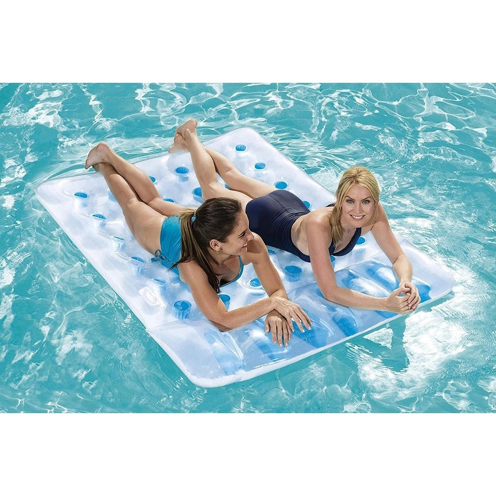 Trade Shop - Materassino Gonfiabile 36 Buchi 193 X 142 Cm Doppio Comfort Portata 180 Kg 43055 -