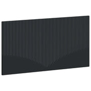 Testiera da Muro HOORN Nero Legno ingegnerizzato 897416