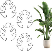 Supporto per piante 4 pezzi - Sostegno per Monstera - Sostegno per piante in acciaio - Sostegno a stelo - Aiuto alla crescita - Materiale di alta qualità - Sostegno per piante