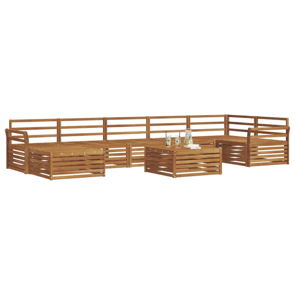 Set di divani da esterno 8 pcs Naturale 3373859