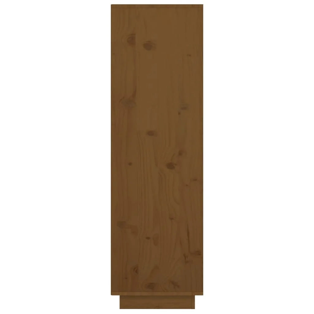 Buffet credenza cassettiera armadio mobile contenitore organizer cucina soggiorno salotto alto 38 x 35 x 117 cm legno di pino massiccio marrone 02_0034754