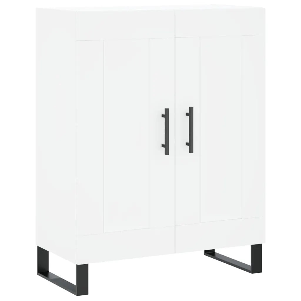 Credenza | Madia | Buffet da pranzo | Armadio da pranzo Bianca 69,5x34x180 cm in Legno Multistrato