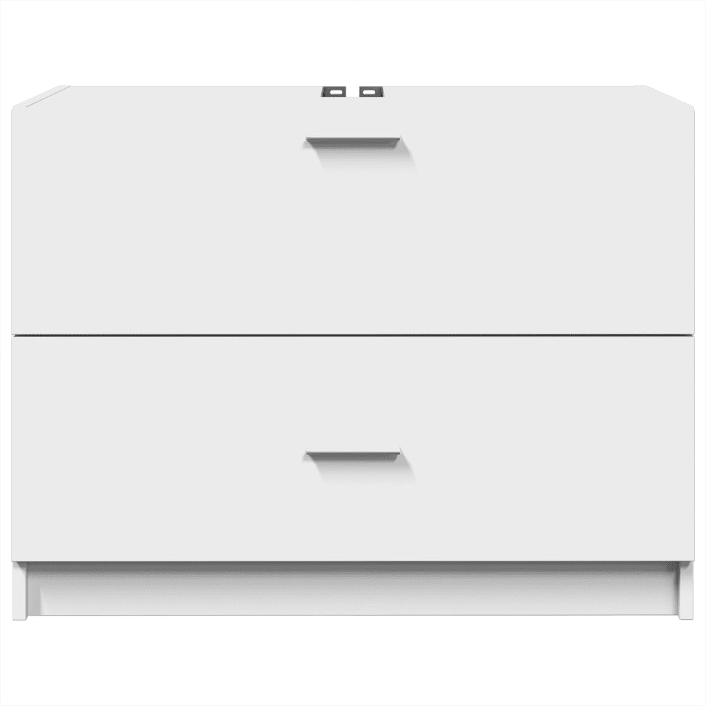Mobile Lavabo Bianco 78x37x59 cm in Truciolare 848115