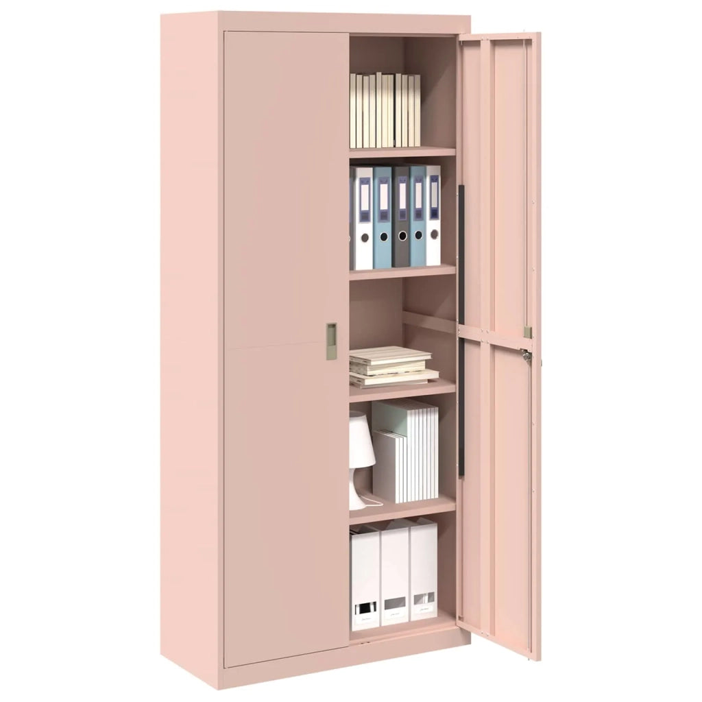 Armadio Rosa 90 x 40 x 200 cm Acciaio