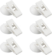 6 pezzi di Zugnappo Fissi - Forte Attrazione per Doccia, Finestra e Frigorifero (3,5 cm) - Sistema di Chiusura Ermatica per Bagno, Cucina, Acquario e Camper