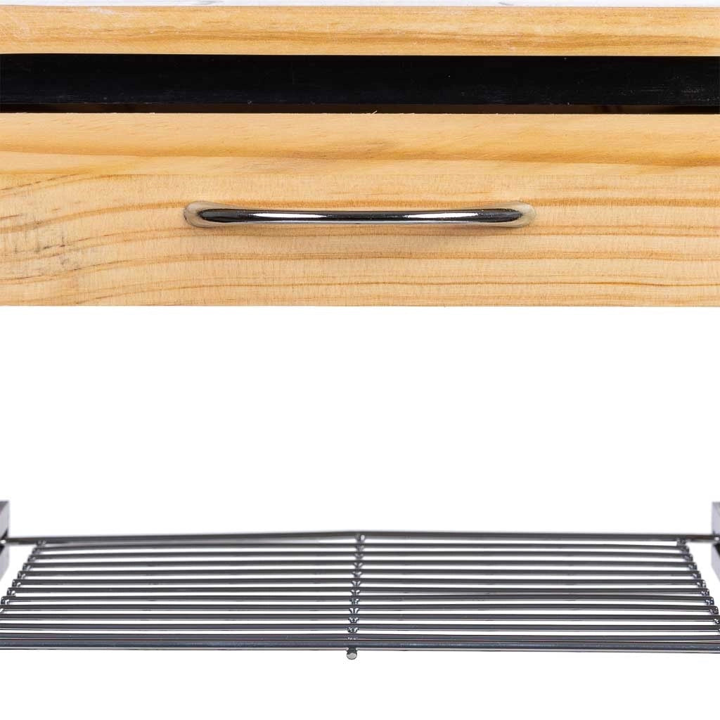 Carrello cucina in legno 37x37x79h cm