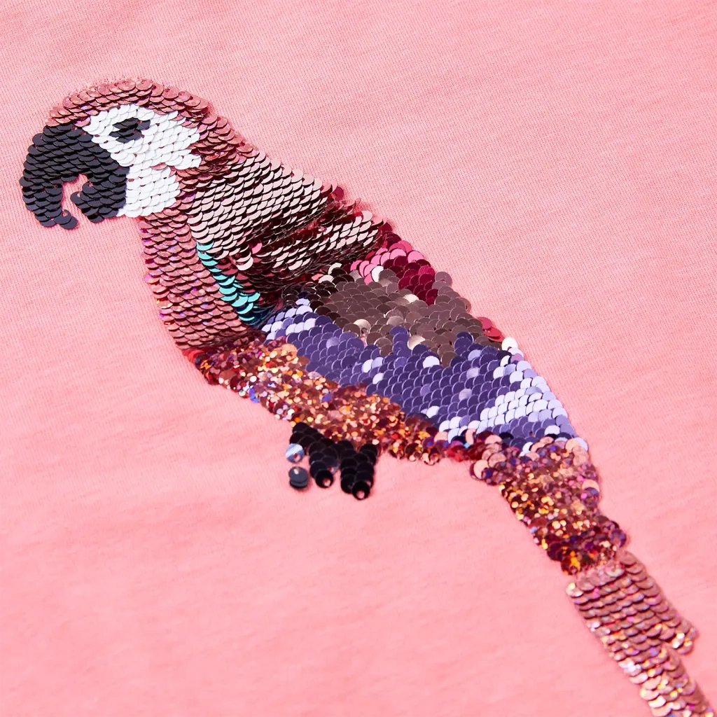 Maglietta da Bambina Rosa Fluo 104