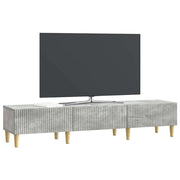 Mobile TV | Armadietto TV | Mobile Porta TV con cassetto Grigio Cemento 147 x 34,5 x 30 cm