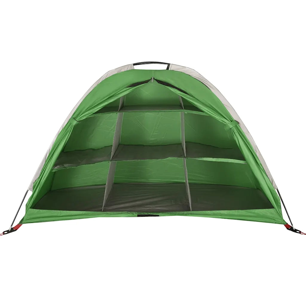 Tenda Portaoggetti-Tenda deposito da esterno con 9 Scomparti Verde Impermeabile