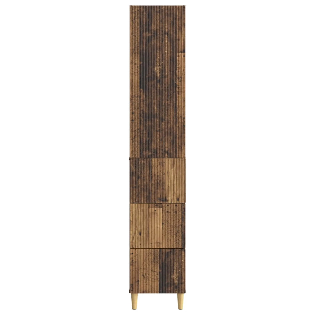 Set di armadi 2 pcs 33 x 34,5 x 90 cm Legno ingegnerizzato
