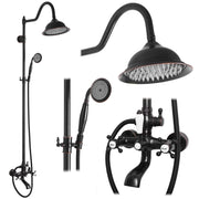 Set Doccia Rea Bergamo Old Black