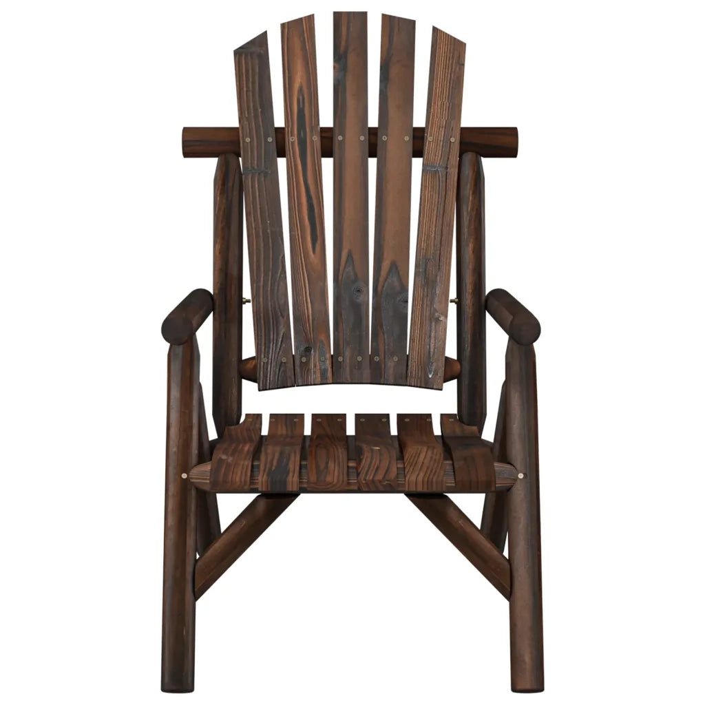 Sedia da Giardino 68x86x103 cm in Legno Massello di Abete Rosso 363344