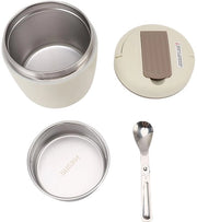 Vacuum Isolata RVS Borsa da Picnic - 1,5L - 12 Ore Caldo - Ideale per Lavoro e Viaggi - Perfetta per Picnic - Mantiene Alimenti Caldi - Sostenibile