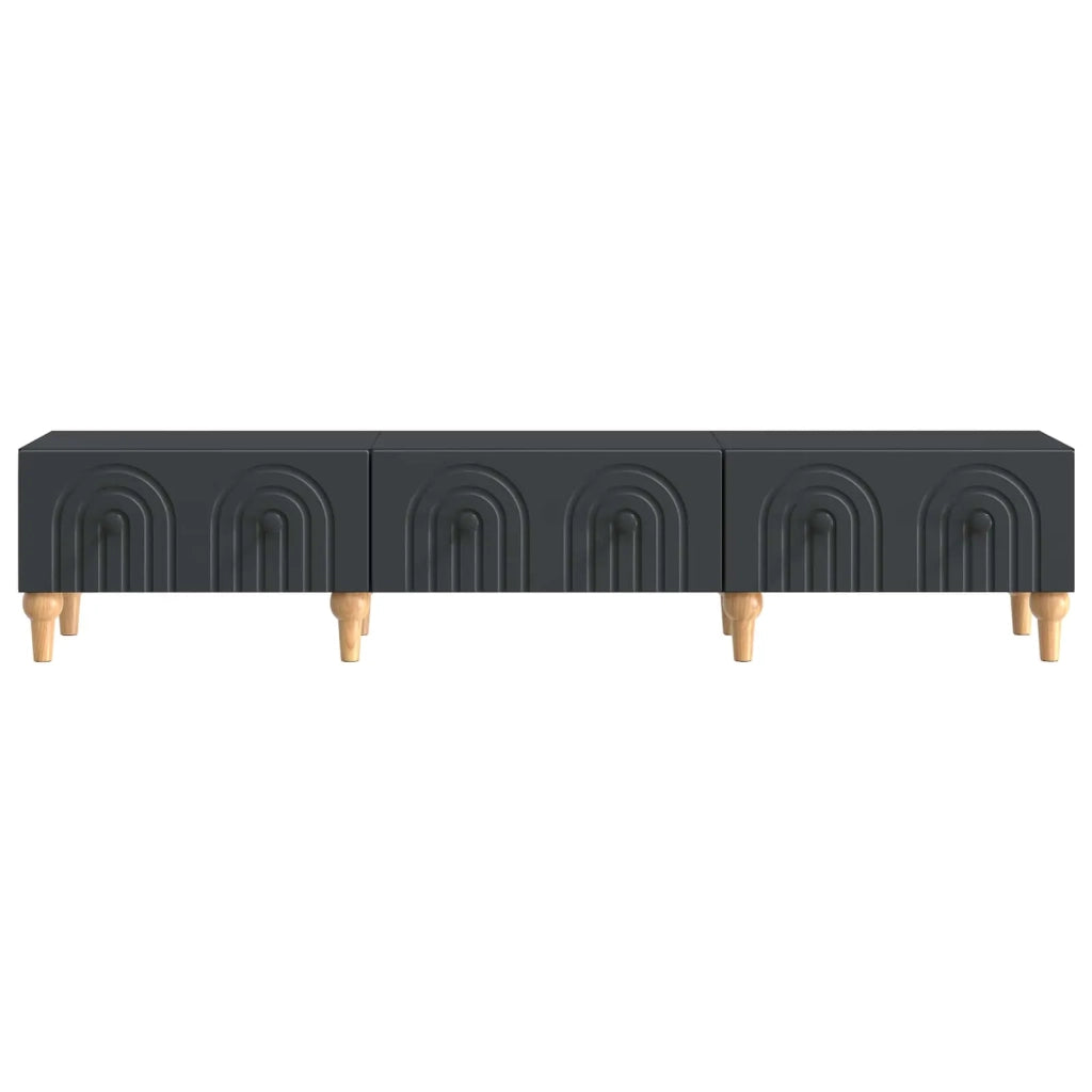 Mobile TV Nero 147 x 34,5 x 30 cm Legno ingegnerizzato 894246