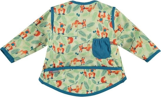 Asciugamani per Bambini Impermeabili con Cappuccio - Adatti da 6 a 18 Mesi - Lavabili in Macchina a 40 Gradi - Disegno Orango