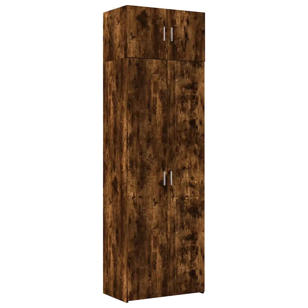 Armadietto Rovere Fumo 70x42,5x225 cm in Legno Multistrato CFW9964295