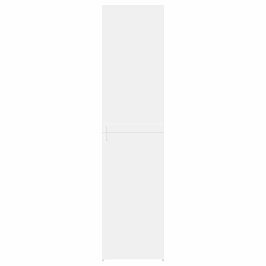 Credenza Bianca 45x42,5x185 cm in Legno Ingegnerizzato 3281406