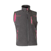 U-Power FU188GF Universe Lady Gilet da Lavoro Softshell Donna Membrana U-Tex 4 Stagioni colore Grigio Fucsia