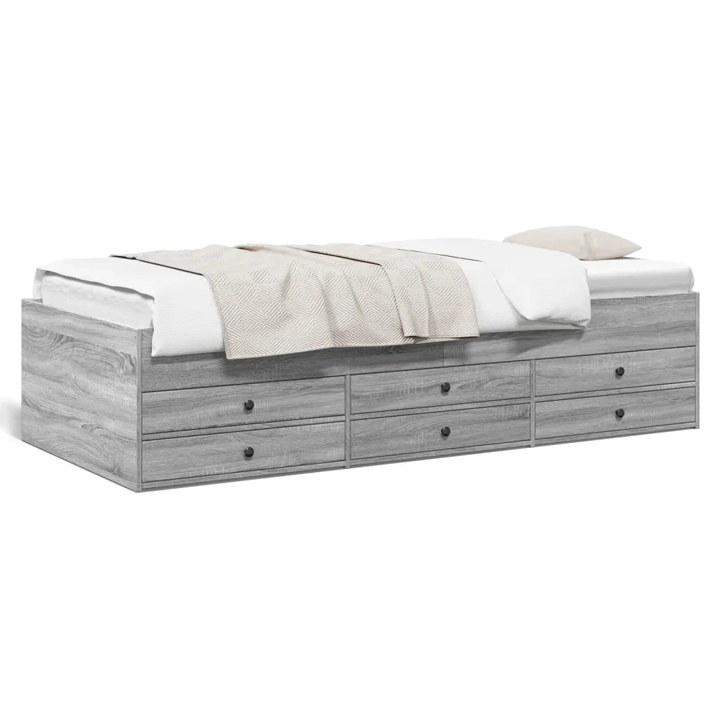 Divano letto | Sof¨¤ letto | Letto singolo con Cassetti senza Materasso 75x190 cm