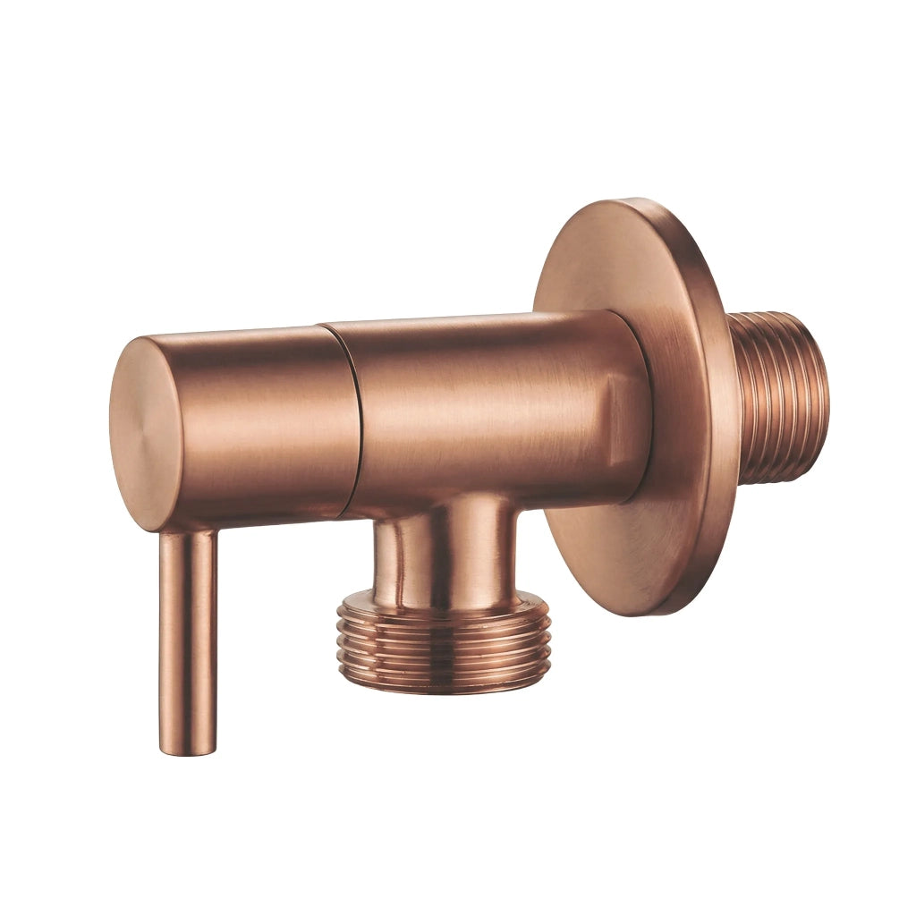Valvola Ad Angolo 1/2" X 3/4" Brush Copper