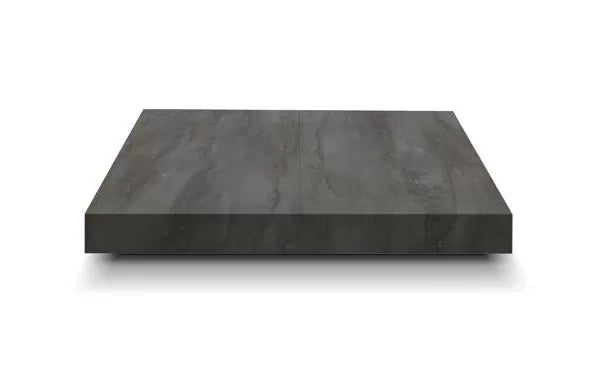 Tavolo tavolino trasformabile salvaspazio moderno ossidato 120x80 - Mobili 2G