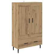 Credenza | Madia | Buffet da pranzo | Armadio da pranzo con cassetto Rovere artigianale 69,5 x 31 x 115 cm