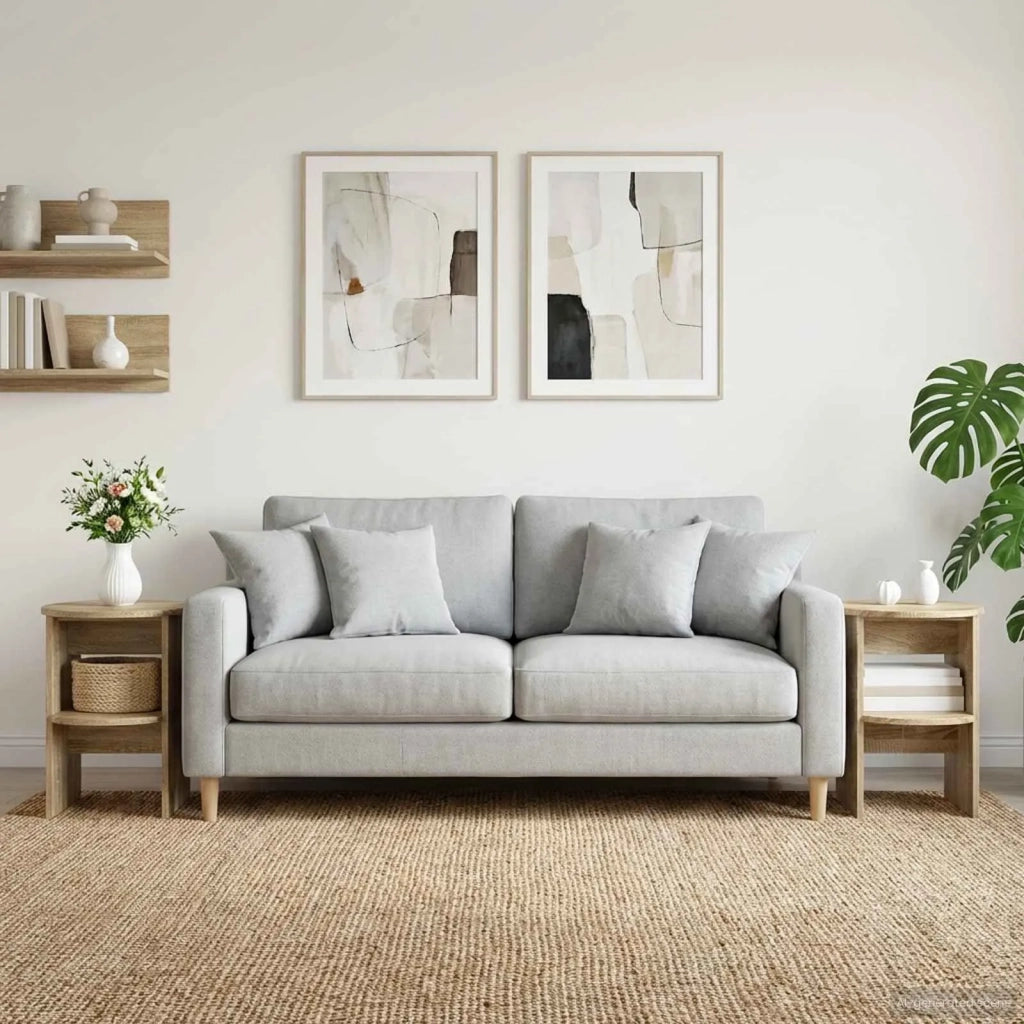Mobile laterale Rovere Sonoma Ø40 x 50 cm Legno ingegnerizzato 899820