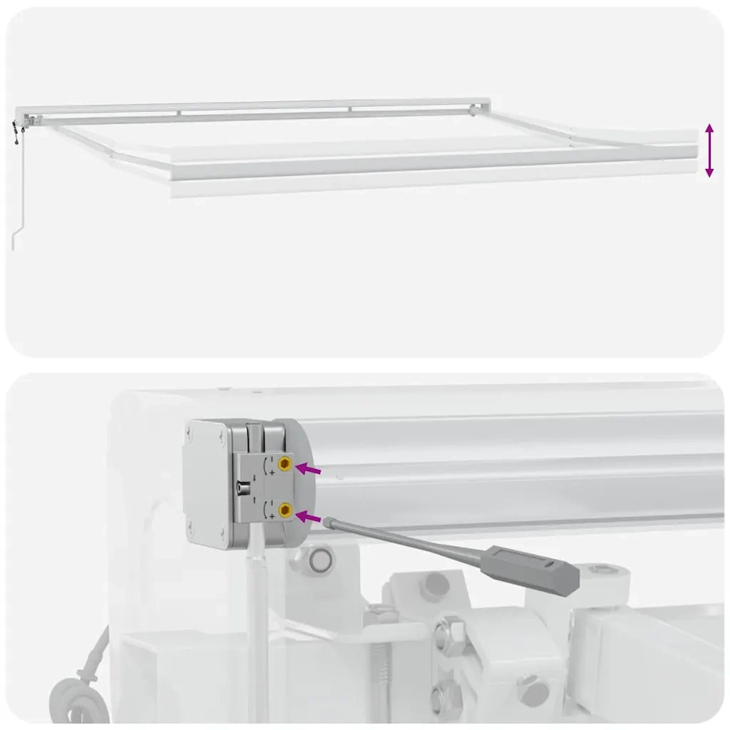 Struttura della tenda Bianco 450 × 300 cm Alluminio 145694