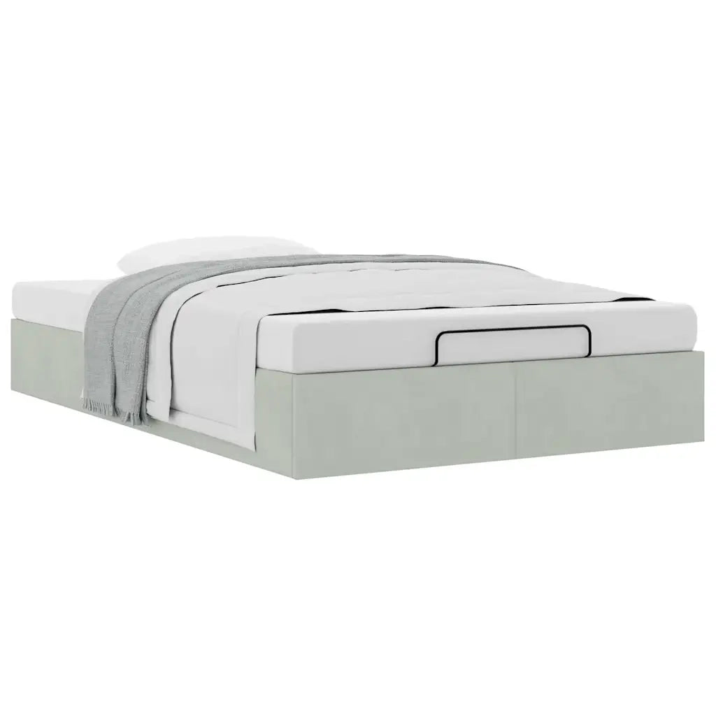 Struttura Letto Pouf Senza Materasso 120x190 cm Velluto
