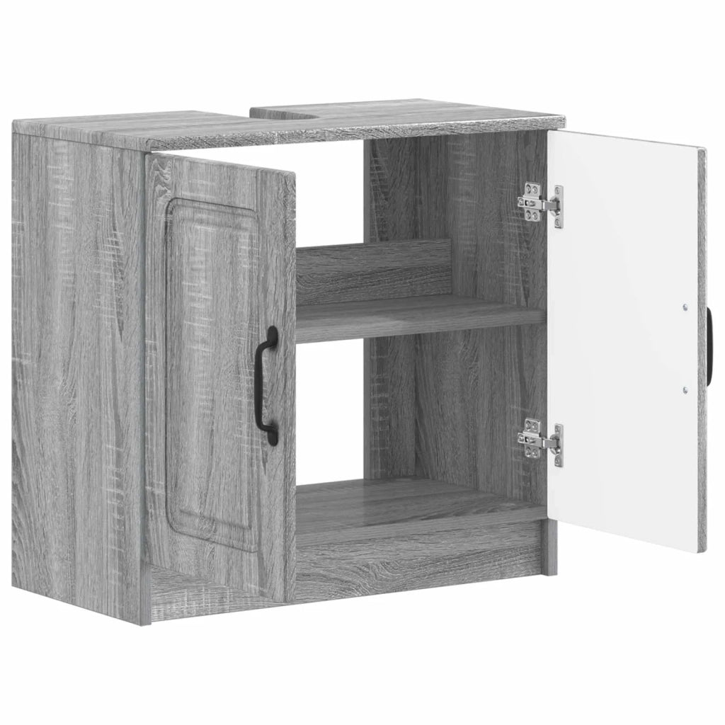 Armadio per Lavabo da Bagno UTRECHT Sonoma grigio 897671