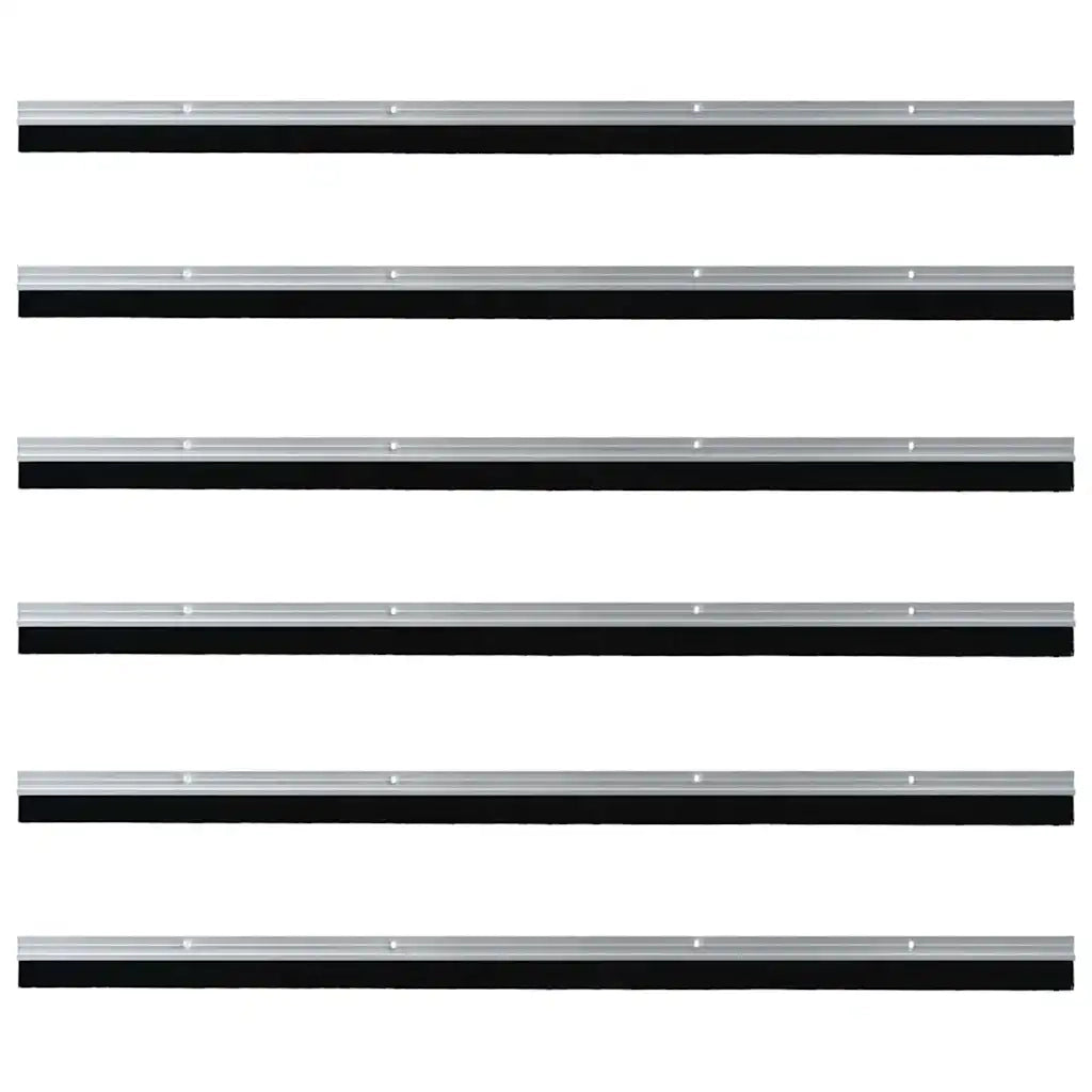 Spazzole per porte a vite 6 pcs Argento 100 cm 42019490