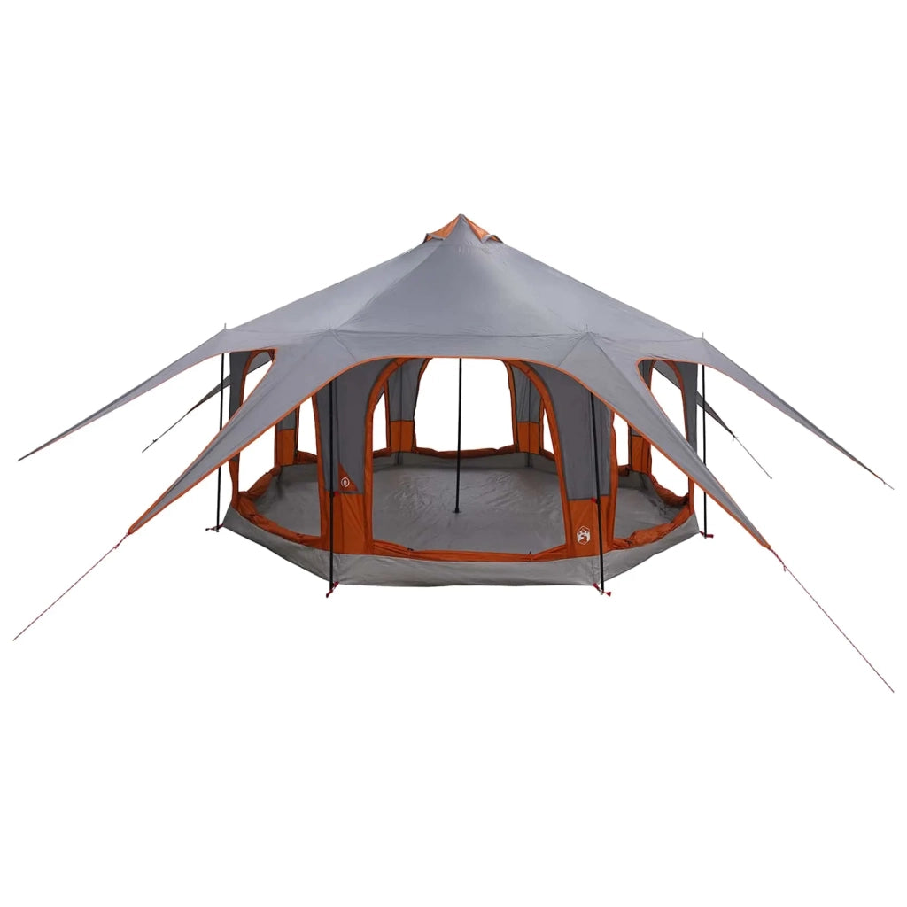Tenda Familiare Grigio e arancione 5 persone