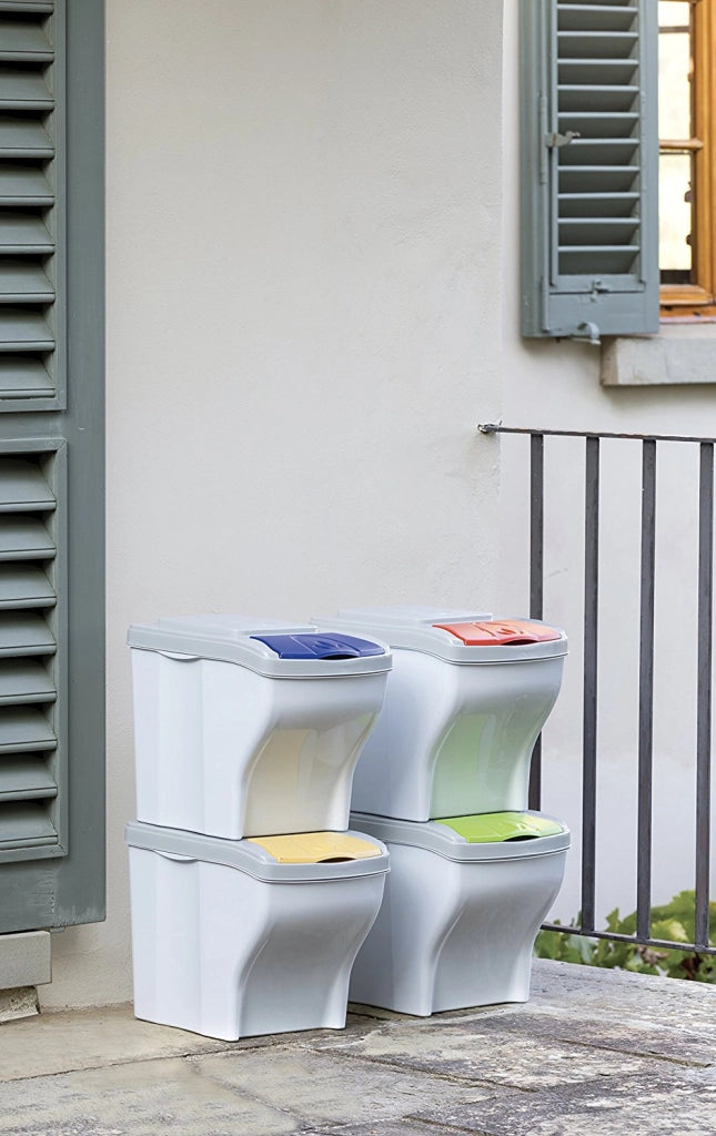 BAMA PATTUMIERA POKER PER RACCOLTA DIFFERENZIATA 20 LT 4PZ