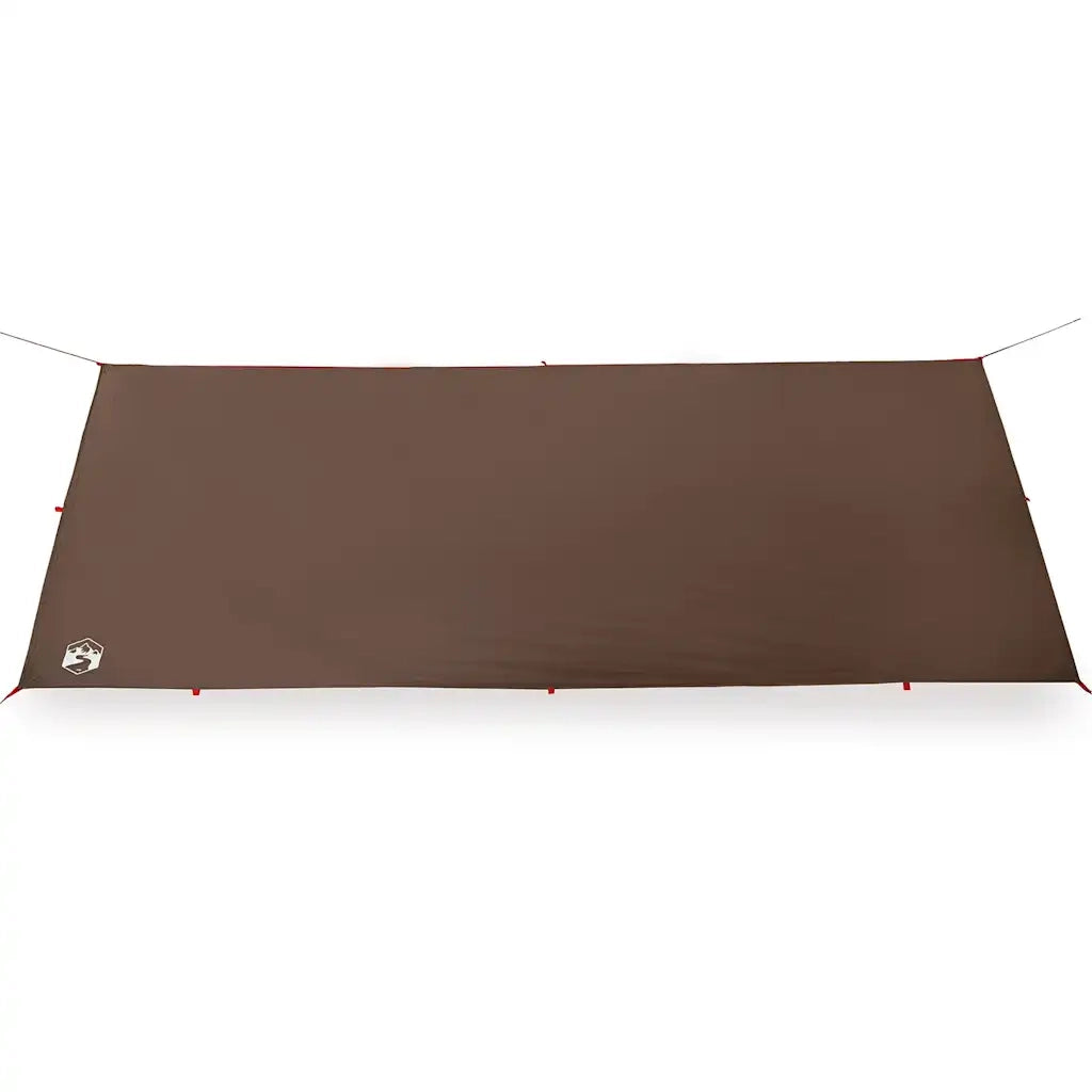 Telone da Campeggio Marrone 506x306 cm Impermeabile 4009601