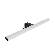 Applique led universale 30cm in abs nero per specchi filolucido e con cornice | Mizar
