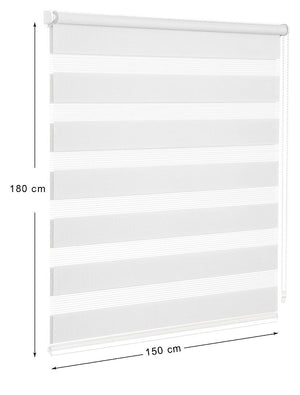 Tenda a Rullo 150x180 Cm Finestra Porta Interno Casa Ufficio Kit Montaggio Parete Telaio No Fori Grigio
