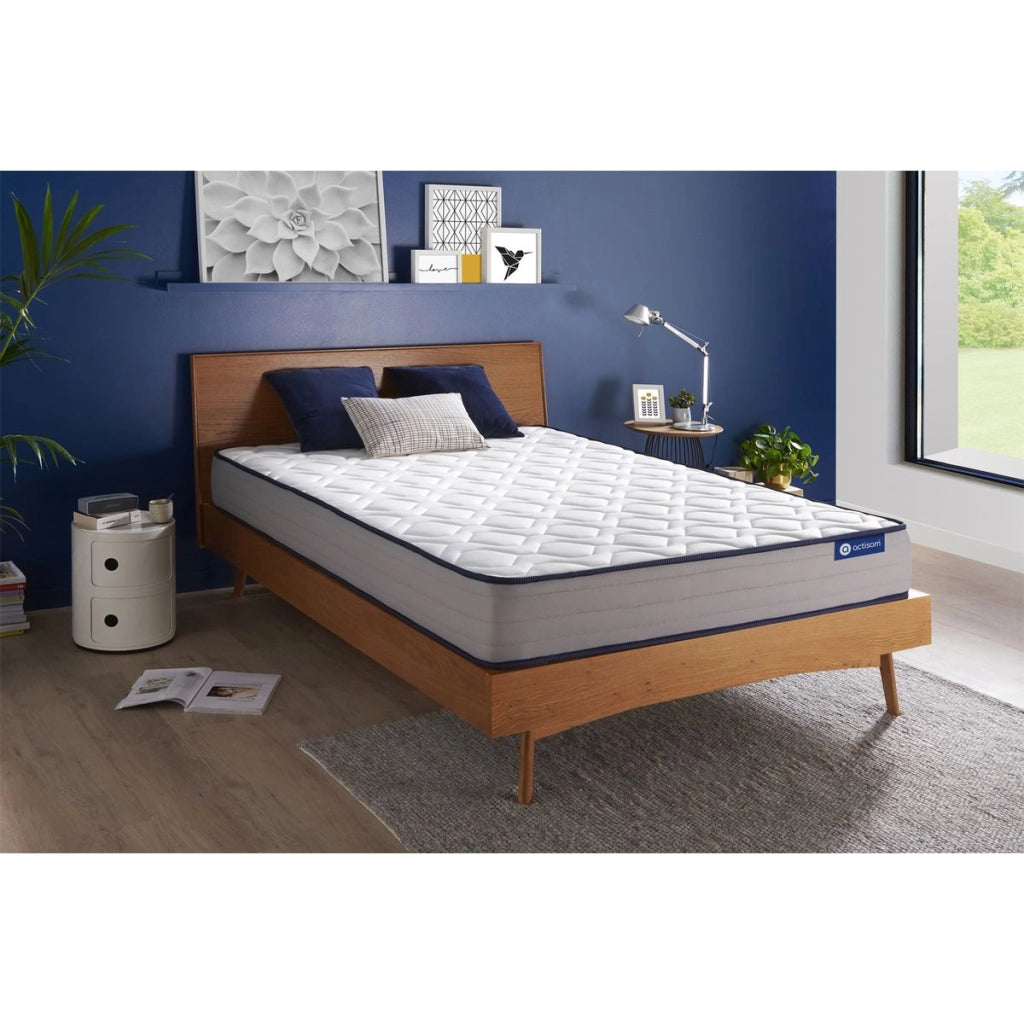 Materasso matrimoniale Actiflex form 200x200cm - Spessore : 22cm - Molle insacchettate e memory foam - Rigido