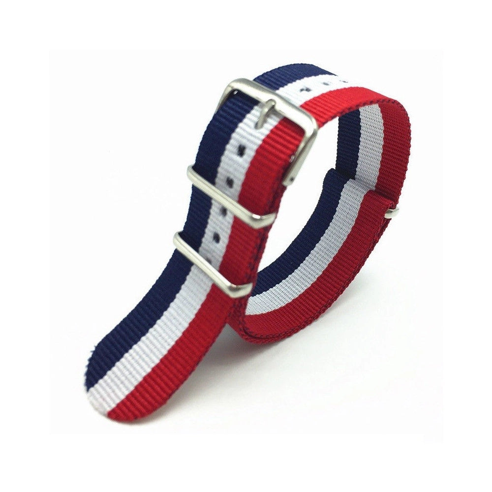 Trade Shop - Cinturino In Nylon Universale Ricambio Orologio Larghezza 20mm Francia -