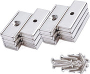 12 pezzi di magneti neodymium con foro, 30 x 13,5 x 5 mm magneti a vite extra resistenti, magneti rettangolari con forte aderenza, supermagneti forti piani, piccoli magneti per il fai da te, industria [12 pezzi]
