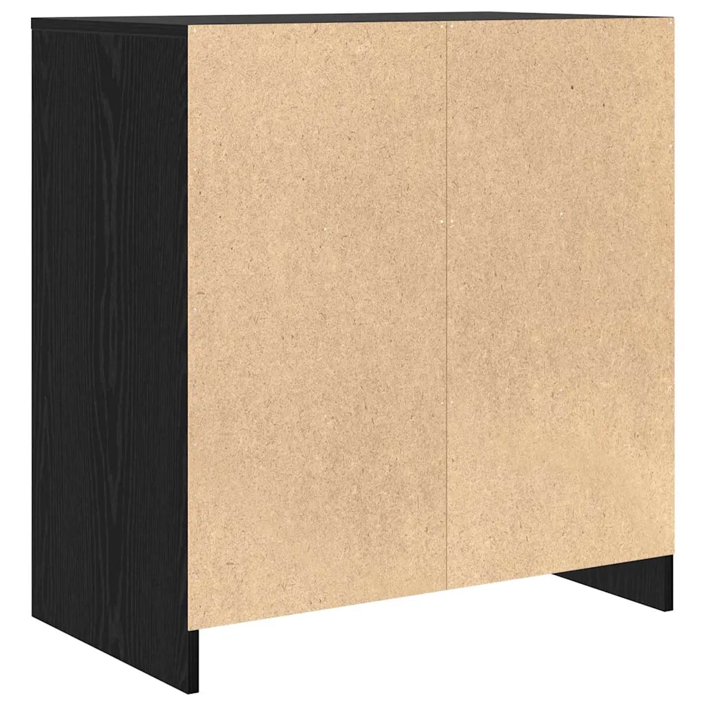 vidaXL Credenza Nero 70 x 41 x 75 cm Legno multistrato